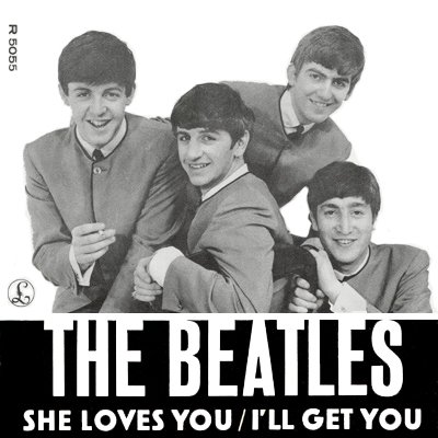 1964 (Feb 21) - 'She Loves You' Reaches #1 in the US