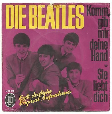 1964 (Mar 5) - German Release of 'Komm Gib Mir Deine Hand/Sie Liebt Dich'