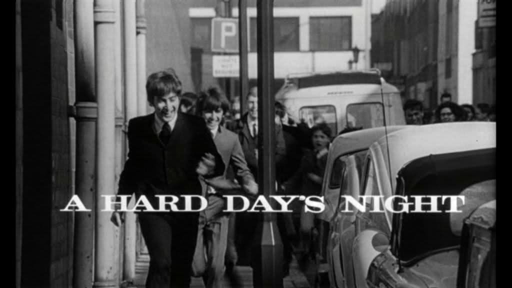 1964 (Apr 5) - Beatles Film 'A Hard Day's Night' Opening Scene