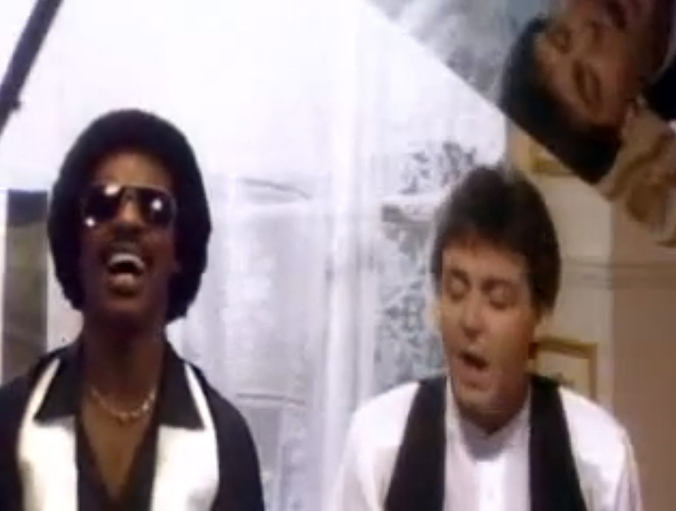 1982 (Apr 25) - 'Ebony and Ivory' #1 in the UK