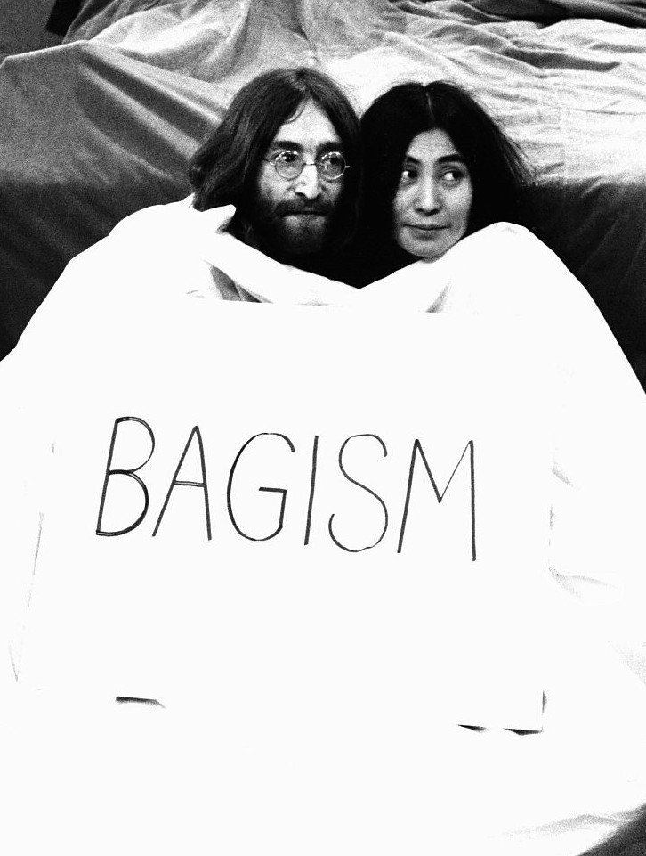 1969 (Apr 3) - John & Yoko Interviewed 'In Bag'