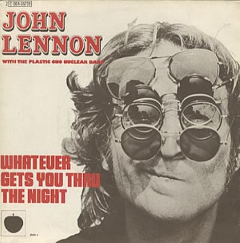 1974 (Sep 23) - John Records 'Whatever Gets You Thru The Night'