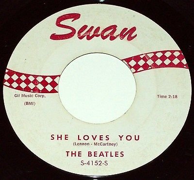 1963 (Sep 16) - 'She Loves You' Released by Swan in the US