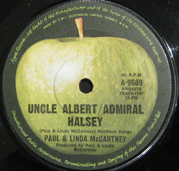 1971 (Sep 4) - 'Uncle Albert/Admiral Halsey' #1 in the US