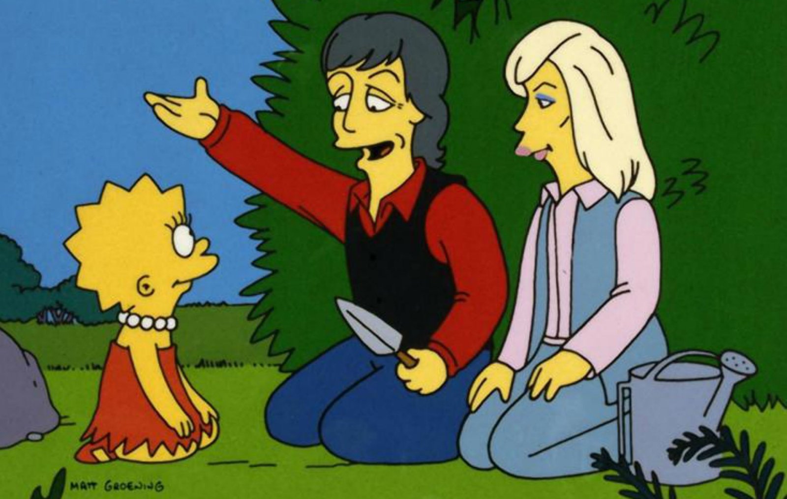 1995 (Oct 15) - Paul & Linda on 'The Simpsons'